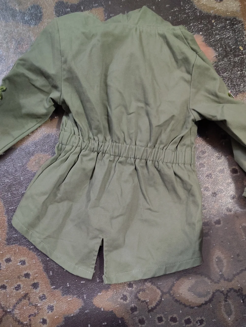 Nwot 2t Girls Olive And Pink Jacket $45